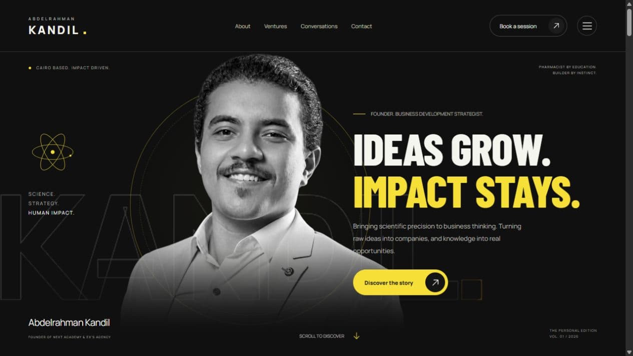 Dr. Abdelrahman Kandil website